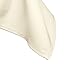 Gee Di Moda Ivory Rectangle Tablecloth - 90 x 132 Inch, Polyester, Wrinkle & Stain Resistant, Perfect for 6 Foot Table, Buffet, Parties & More