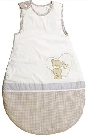roba Schlafsack, 70cm, Babyschlafsack ganzjahres/ganzjährig, aus atmungsaktiver Baumwolle, unisex, Kollektion 'Liebhabär'