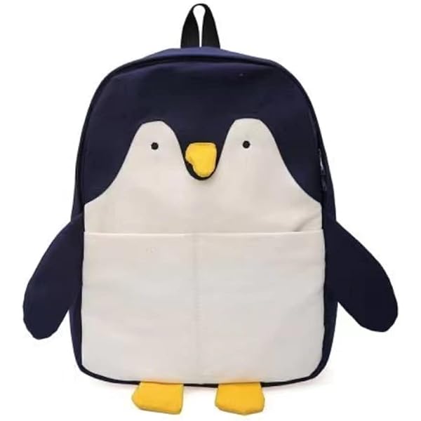 Wpamlrta Penguin Backpack For Girls Penguins School Book Bag Childish Cute Animals Elementary Schoolbag Kids Bookbag College Travel Laptop Daypack Casual Rucksack With Reflective Strip - View #8
