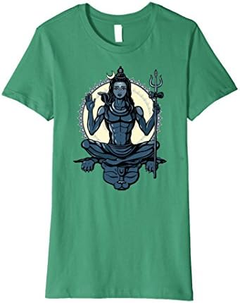 Womens Shiva Hindu Goddess T-Shirt Medium Kelly Green