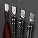 8 PCS Self Adhesive Hooks Mini Robe Hook Cloth Hooks Wall Hanger Key Organizer for Bathroom and Kitchen, Stainless Steel Brushed