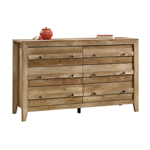 Sauder Dakota Pass 6Drawer Dresser, Craftsman Oak finish Pricepulse