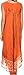 Sakkas 15009 - Alexis Embroidered Long Sleeveless Floral Caftan Dress / Cover Up - Burnt Orange - OS