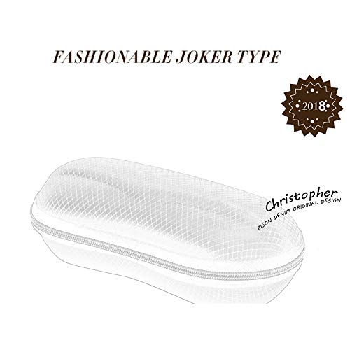 Sunglasses Eyeglasses Zipper Hard Case Protective Box Peanut Portable Travel Eyes Glasses Bag (Orange) - Thumbnail 5