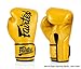 Fairtex Microfibre Boxing Gloves Muay Thai Boxing, MMA, Kickboxing,Training Boxing Equipment, Gear for Martial Art - BGV14, BGV1 Limited Edition, BGV12, BGV11, BGV18 (Gold, 16 oz)
