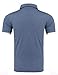 Coofandy Men's Polo Shirts Casual Slim Fit V-Neck Long Sleeve T Shirt Pullover
