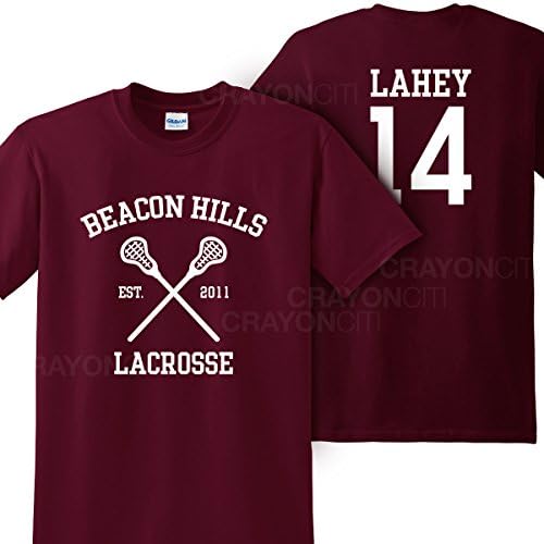 Mars NY Women's Unisex Teen Wolf Beacon Hills Lacrosse Lahey 14 Tshirt