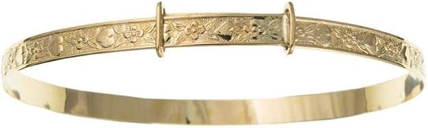 9ct gold bangle womens Clearance