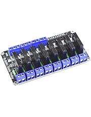 CANADUINO® 8 Channel SSR Solid State Relay Module 250V 2A - for 3.3V and 5V Control Voltage