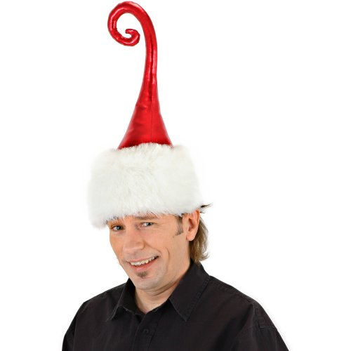 Curly Q Santa Hat