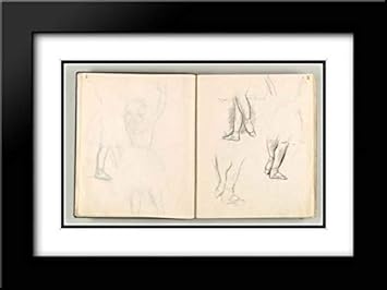 Amazoncom Edgar Degas 24x18 Black Modern Frame And - 