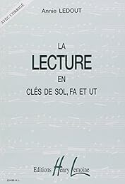 La lecture en clés de sol, fa et ut