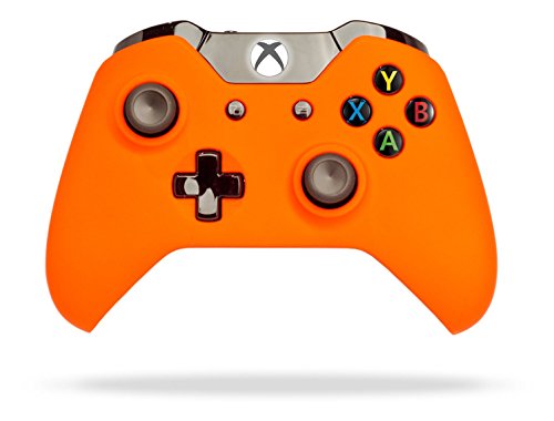 Xbox One Wireless Controller for Microsoft Xbox One - Soft Touch Orange X1 - Added Grip for Long Gaming Sessions - Multiple Colors Available