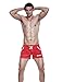 SEOBEAN Mens Low Rise Sports Soft Running Training Short Pants (L(31-33