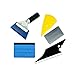 7MO Installation Tool Kit for Auto Car Window Solar Film Trim with Replaceable Handled Rubber Squeegee,Felt Edge Squeegee 1 Set
