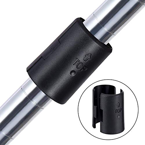 Wire Shelving Shelf Lock Clips for 1" Diameter Post Shelving Sleeves