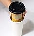 Trinken Lid - The Ultimate Stealth Cooler Snaps On Top Of Cans, Suspends in Cup, Insulates and Hides Keeping Drinks Cold and Discrete (Black)