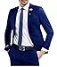 Slim Fit Royal Blue Wedding Suits 2 Pieces Men's Suits Groom Tuxedos Business Suit