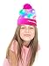 The Noodley LED Light UP Beanie Hat Pink/White Kids and Teens One Size Light Up Hat