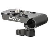 Movo CAB1000 15mm Modular Rod Clamp Adapter - Mounts Cameras, Monitors, Recorders to Rigs with Multiple 1/4