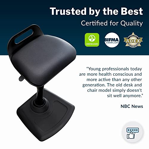 Vari Active Seat Adjustable Standing Desk Chair Ergonomic Wobble