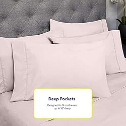 Cal King Size Bed Sheets - 6 Piece 1500 Supreme