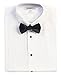 Gioberti Boy's Long Sleeve Tuxedo Dress Shirt with Bow Tie