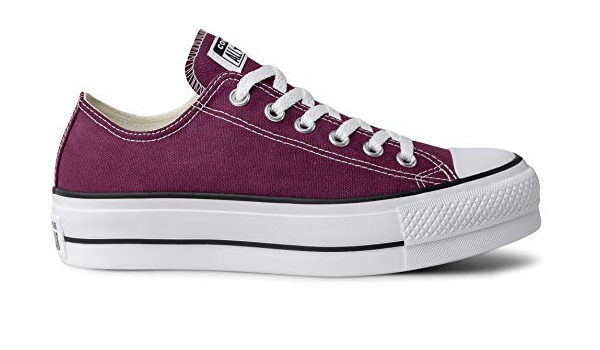 Tênis Chuck Taylor All Star Lift Plataforma Cano Baixo Vermelho Bordô  Converse CT0963 Tamanho:42 | Amazon.com.br