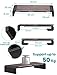 Adjustable Monitor Stand Klearlook Computer Monitor Riser with Storage Drawer Tablet & Phone Stand Holder for Monitor Laptop Printer Fax Machines[Black]thumb 4