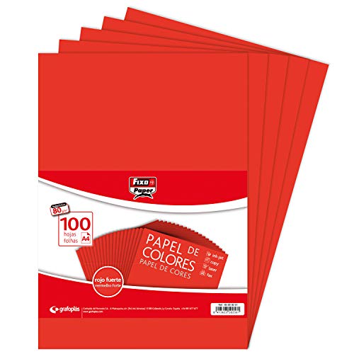 Fixo Paper 65009251 Packung mit 100 Blatt, A4, 80 g