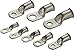 TEMCo Ring Terminal Lug Tinned Copper Uninsulated Gauge AWG