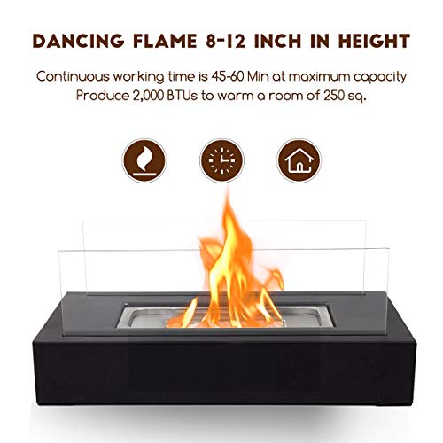 BRIAN & DANY Tabletop Portable Ethanol Fireplace Pricepulse