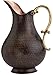 CopperBull Heavy Gauge 100% Pure Solid Hammered Copper Moscow Mule Water Pitcher, 70 fl. Oz (Antiqued Copper)