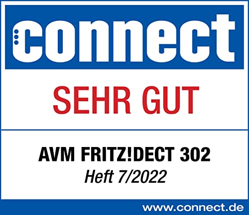 AVM FRITZ!DECT 302 (Intelligenter Heizkörperregler für das Heimnetz, für alle gängigen Heizkörperventile und FRITZ!Box mit DECT-Basis, FRITZ!OS ab Version 6.83)