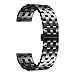 Minfex Compatible with Samsung Galaxy Watch (46mm) Band, 22mm Watch Bands Business Stainless Steel Replacement Strap Metal Bracelet for Galaxy Watch 46mm/Gear S3 Classic/Frontier (Black, 46mm)