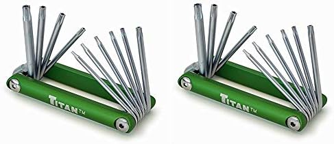 Titan 12710 Tamper Proof Star Key Set (Тwo Рack)