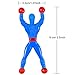 Blulu 16 Pieces Window Crawler Men, Multicolor Sticky Wall Climbers Rolling Men Novelty Stretchy Sticky Toys for Party Favor (16)