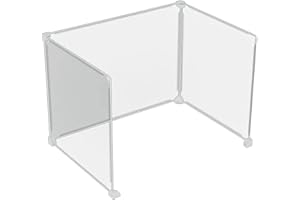 Lurrose Desk Dividers for Students: Transparent Shelf Dividers - Privacy Folders for Students - Desk Privacy Panel - Teacher Supplies for Classroom Home Office