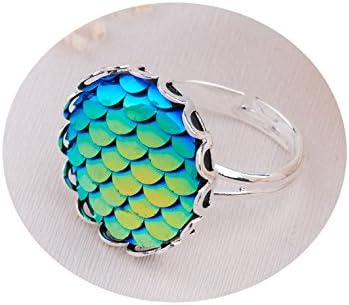 Best Wing Jewelry "Iridescent Mermaid" Ring (Adjustable)