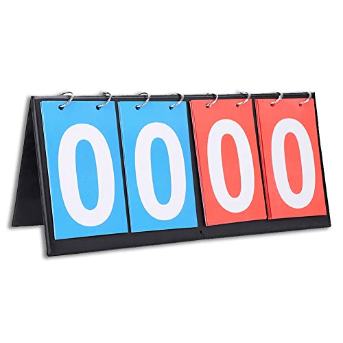 Sports Scoreboard, 2/3/4 Digit Portable Flip