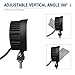 LED LIight Bar YITAMOTOR 4PCS 4Inch 27W Round LED Work Light LED Pod Lights Spot Beam Off Road Driving Light Fog Light Waterproof Truck Car ATV SUV Boat 4WD ATV 12V, 2 Years Warrantythumb 4
