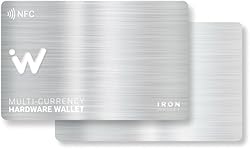 Crypto Wallet - Pack of 2 - Metal Design Card for