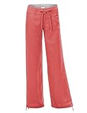 J.TOMSON Womens Basic Wide Leg Long Linen Pants