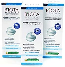 BiotaBotanicals Advanced Herbal Care Daily Foaming Serum, 5.1 Fluid Ounce (3)