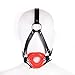 COSY-L Rubber Lips Open Mouth Gag O Ring BDSM Fetish Restraints Leather Bondage Sex Toys Slave Games Sex Leather Exotic Accessories,Blackthumb 4