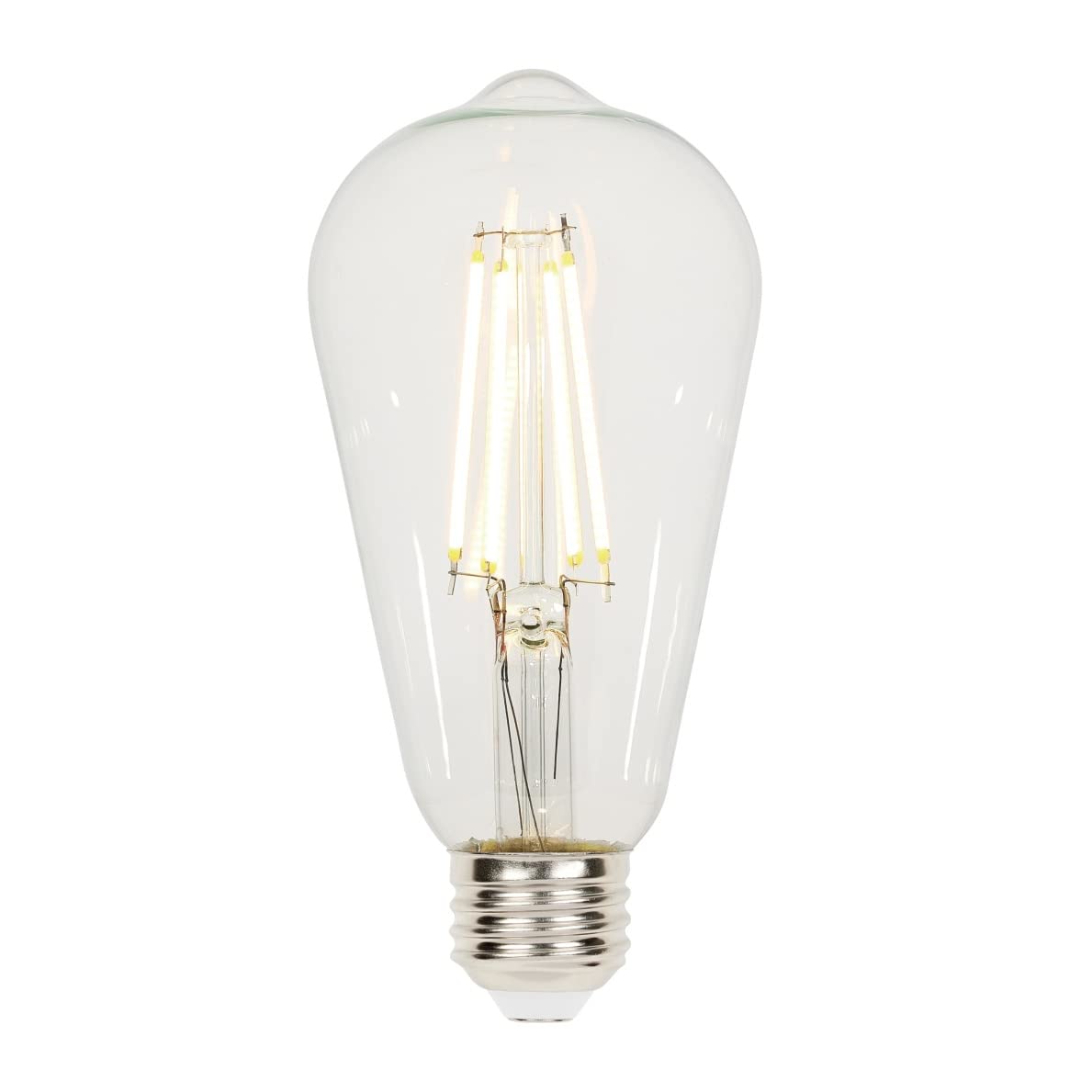 Westinghouse Lighting 4518340 7 Watt (60 Watt Equivalent) ST64 Dimmable Clear Filament LED Light Bulb, E27 Base