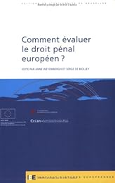 Comment évaluer le droit pénal européen ?