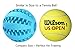 Virtually Indestructible Dog Ball With Rope Toy Durable Bite Resistant Launcher & Thrower for Playing Fetch w/ K-9 Training Chew Balls and Tug of War Launcher