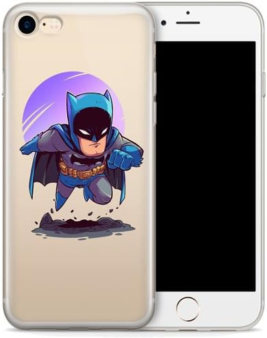 Spider-Man, Deadpool, Batman, Harley Quinn, Joker, Wonder Woman Jelly Clear Case for Apple iPhone 6/6s PLUS (5.5") (Batman)