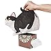WHAT ON EARTH Cat Butt Tissue Holder - Black & White Tuxedo - Fits Standard Square Tissue Box - Resin